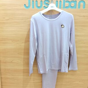 久岁伴品牌女童薄三秒速热内衣套装1141111078柔软舒适