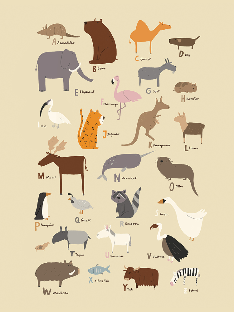 DearF|Paper Ghost Press|Animal ABC|¶À¼Ò ÃÀ¹ú½ø¿ÚÔ°æ×°Êλо