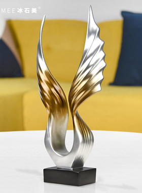 北欧现代简约大鹏展翅摆件创意家居装饰品办公室客厅酒柜书房摆设