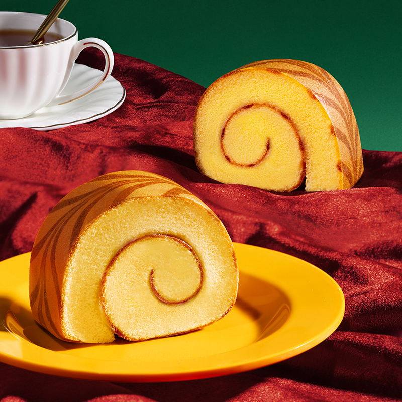 【旗舰】然利手工玛奇朵蛋糕卷沙拉夹心早餐糕点下午茶零食品点心