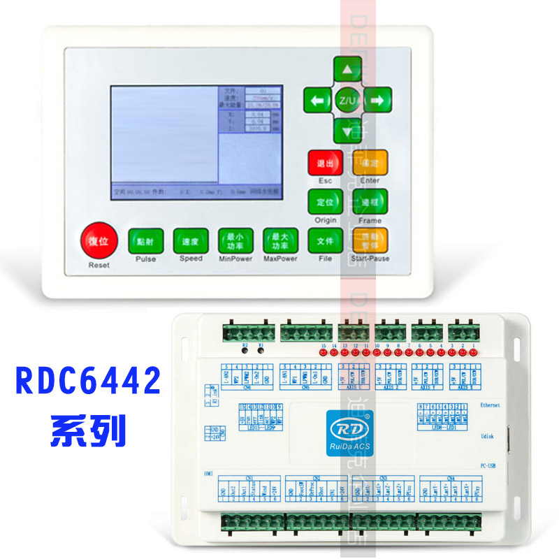 瑞睿达主板卡面板 RDC6442G S 激光切割雕刻机双多头控制操作系统 五金/工具 激光切割机 原图主图