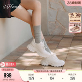 运动休闲鞋 73hours女鞋 小白鞋 厚底白色老爹鞋 女 松软蹦床春秋新款