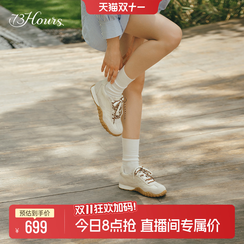 73hours双系带德训鞋休闲鞋