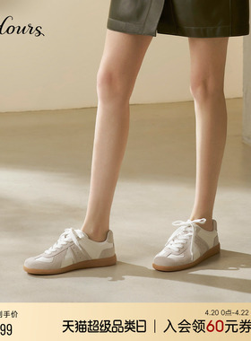 73hours女鞋布朗尼春秋新款舒适平底德训鞋阿甘鞋百搭休闲运动鞋