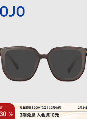 AOJO澳镜墨镜大方框男女款AJ105SH256防紫外线太阳镜