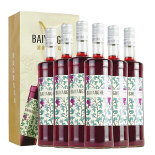 烟台白洋河法莱雅冰爽原浆红葡萄酒女士甜酒果酒11度750ml/瓶装