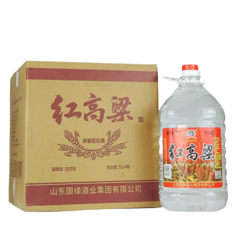 将军井红高粱白酒浓香型固态法纯粮大桶酒52度5000ml/桶装口粮酒