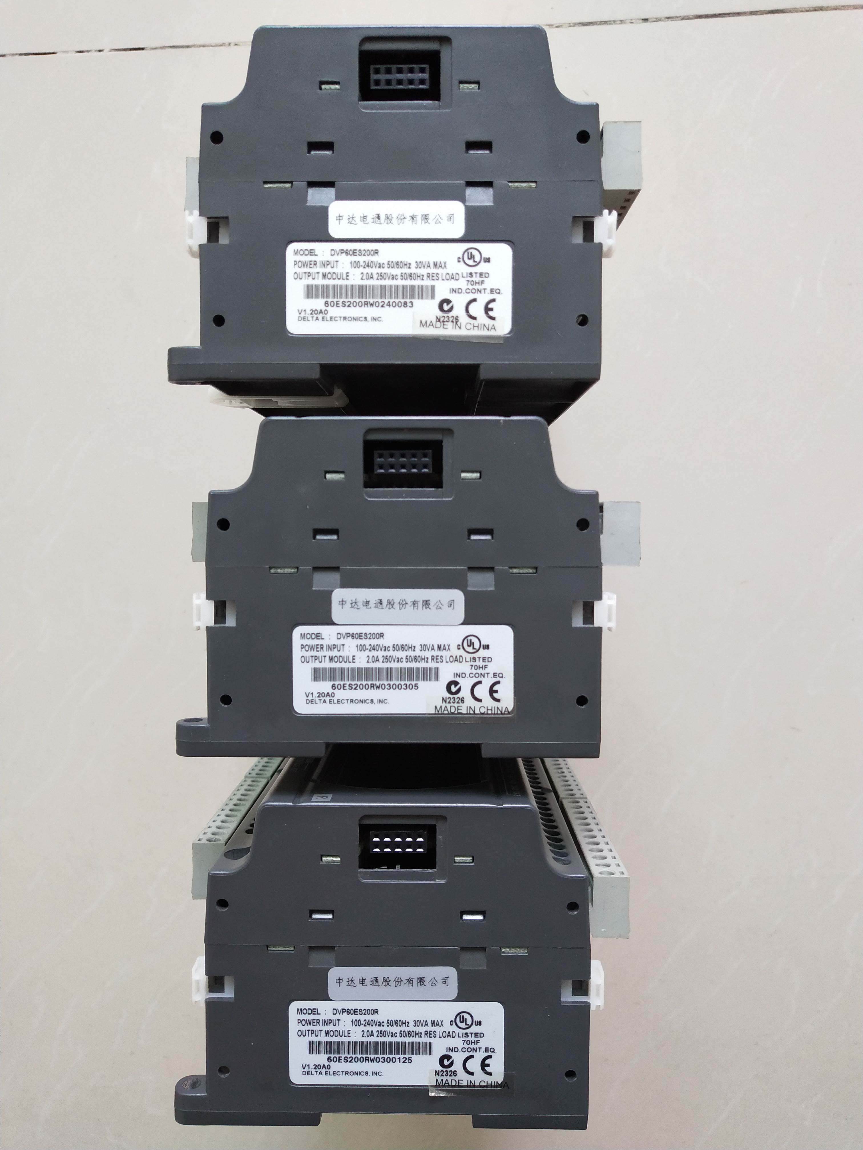 dvp60es200r台达es2系列60点继电器输出型plc 9成新质保半年询价