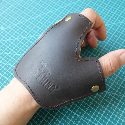 【弹弓防打手套】牛皮加厚弓箭护手射击虎口防抽打护具左右手防护
