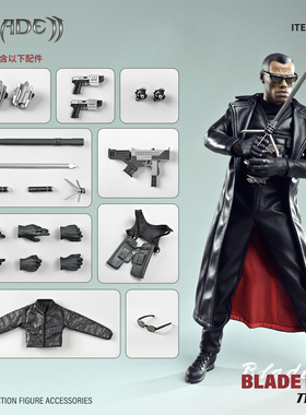 现货 1/6刀锋战士Blade 超级英雄 成品模型 兵人人偶 PC005 手办