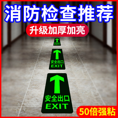 安全出口指示牌疏散标志