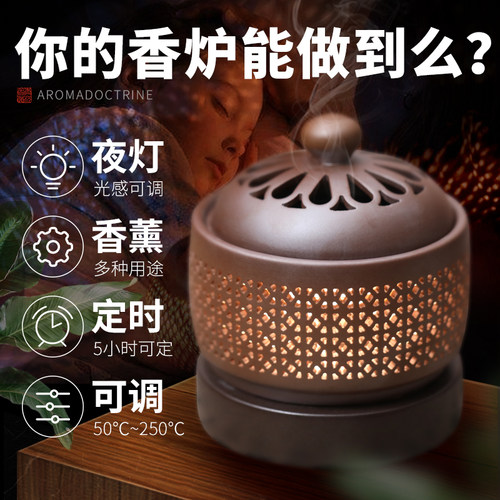 青沉古风家用定时调温电熏炉