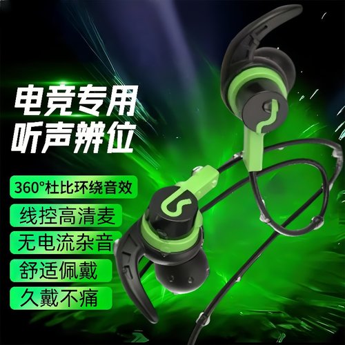 耳机typec接口入耳式高品质线控圆孔耳机适用于华为OPPO小米通用