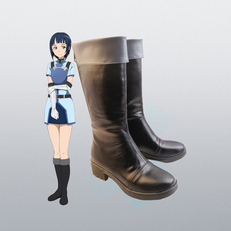 刀剑神域cos幸 Sachi cosplay鞋动漫增高大码靴子定制