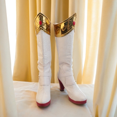 第五人格cos拉拉队员同款啦啦紫皮f1cosplay二次元动漫演出鞋定制