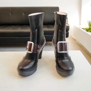 重返未来1999 cos 柏林以东cosplay鞋增高大码靴子定制