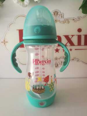 皇星e族自动pp感温奶瓶宽口