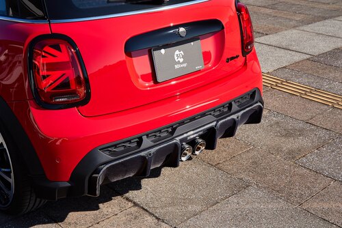 现货日本3DDesign MINI F56 JCW LCI2碳纤维后唇套件 正品进口