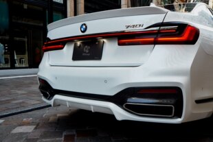 改款 7系LCI PU材质后备箱压尾翼 日本原装 3DDesign 正品 宝马G12