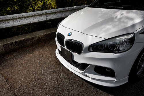 日本制造3DDesign BMW宝马2系旅行 F45 F46 M运动前唇扰流 正品