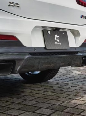 日本正品3DDesign 宝马BMW X4 G02 M运动碳纤维后唇包围改装进口