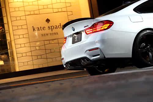 正品3D Design BMW宝马F82M4干式碳纤维尾唇扩散器1型 行货质保