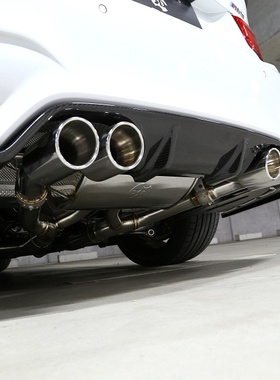 3D Design BMW宝马M3M4F8X中尾段排气S55/90mm四出 行货质保