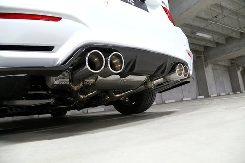 3D Design BMW宝马M3M4F8X中尾段排气S55/90mm四出 行货质保