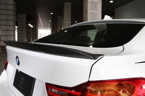 正品3D Design BMW宝马4系F36 Grancoupe 碳纤维后备箱尾翼
