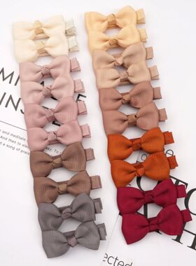 10/20Pc Boutique Tiny Baby Bows Grosgrain 2
