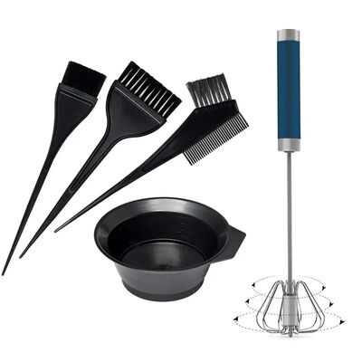 5Pcs/Set Black Hair Dyeing Accessories Kit Hair Coloring Dye