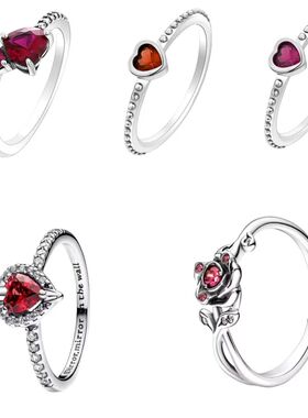 Rings Rose Red piercing arrow ring 6 7 8 9 Size fit Lover's