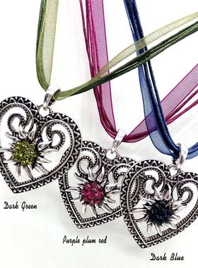 Fashion Simple Vintage Flowers Necklace for Women Popular Ca