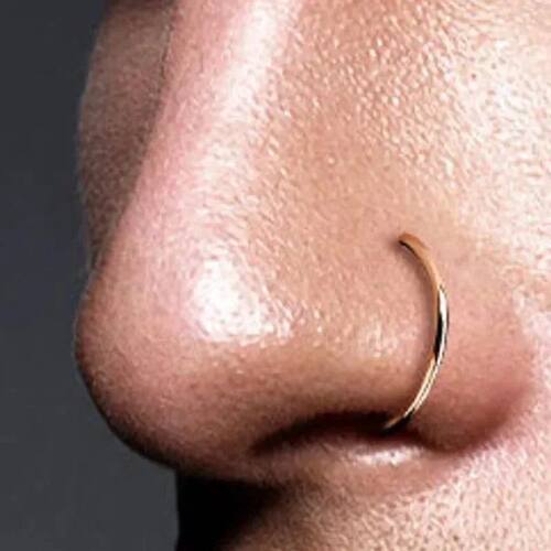 Fake Piering Nose Ring Earrings Fashion Punk Non Piercing St