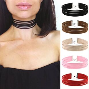 Unisex Vintage Velvet Punk Chokers Necklaces for Women Men M