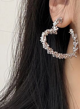 Earrings For Women Trendy Simple Retro Heart Earring Jewelry