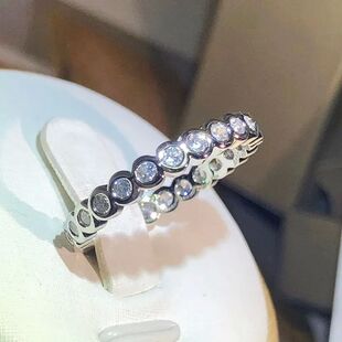 Exquisite for Color Fash Rings Silver Promise Round Women