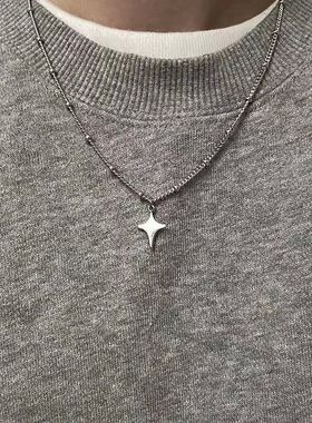 Simple Trendy Star Hollow Choker Necklace Pendant Neck Jewel