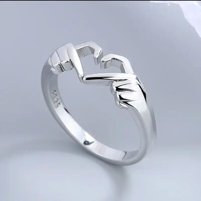 Rings For Women Men Fine Jewelry Finger Adjustable Open Hug