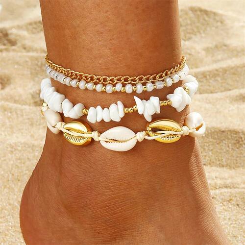 Shell Anklets for Women New Foot Jewelry Summer Beach Barefo
