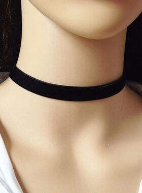 Black Velvet Choker Necklace Women Harajuku Gothic Statement