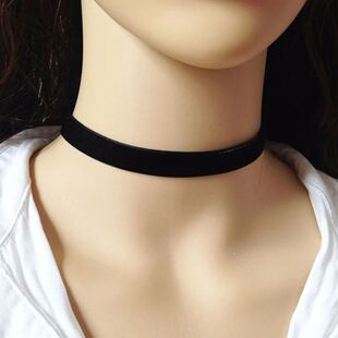 Black Velvet Choker Necklace Women Harajuku Gothic Statement