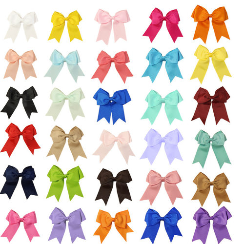 Candy Color Girl Bow Ribbon Maillard Hair Clip Hair Acce发夹
