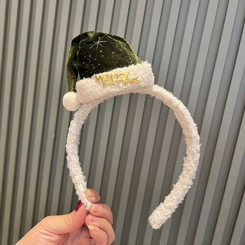Christmas Headband Cloth Headwear Bowknot Hair Hoop Red Hair