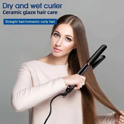 New Hair Straightener Flat Iron Curling Irons Electric Strai