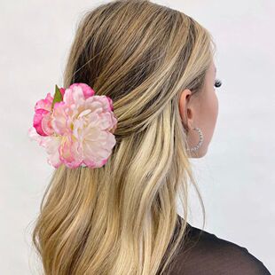Hair Flower Chiffon Ladies Bohemian Claw Women