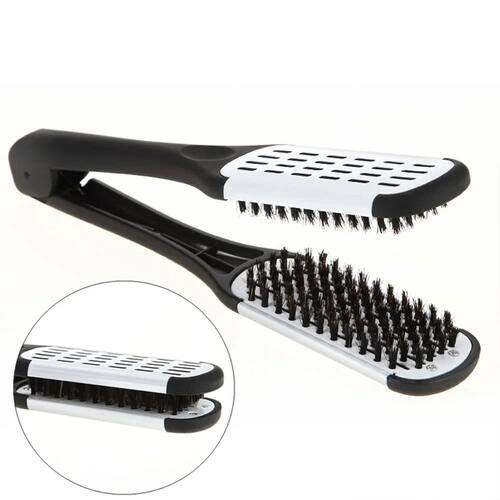 Pro Hairdressing Straightener Nylon Hair Straightening Doubl