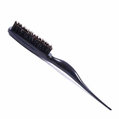Pro Salon Black Hair Brushes Comb Slim Line Teasing Combing