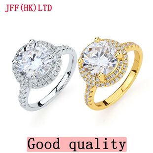 Silver 9K Gold 14K Gold 2 Carat 3Carat 5Carat 1Carat Moissan