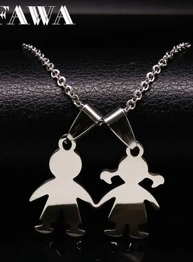 Family Boys Girl Stainless Steel Necklaces Mama Necklace Pen